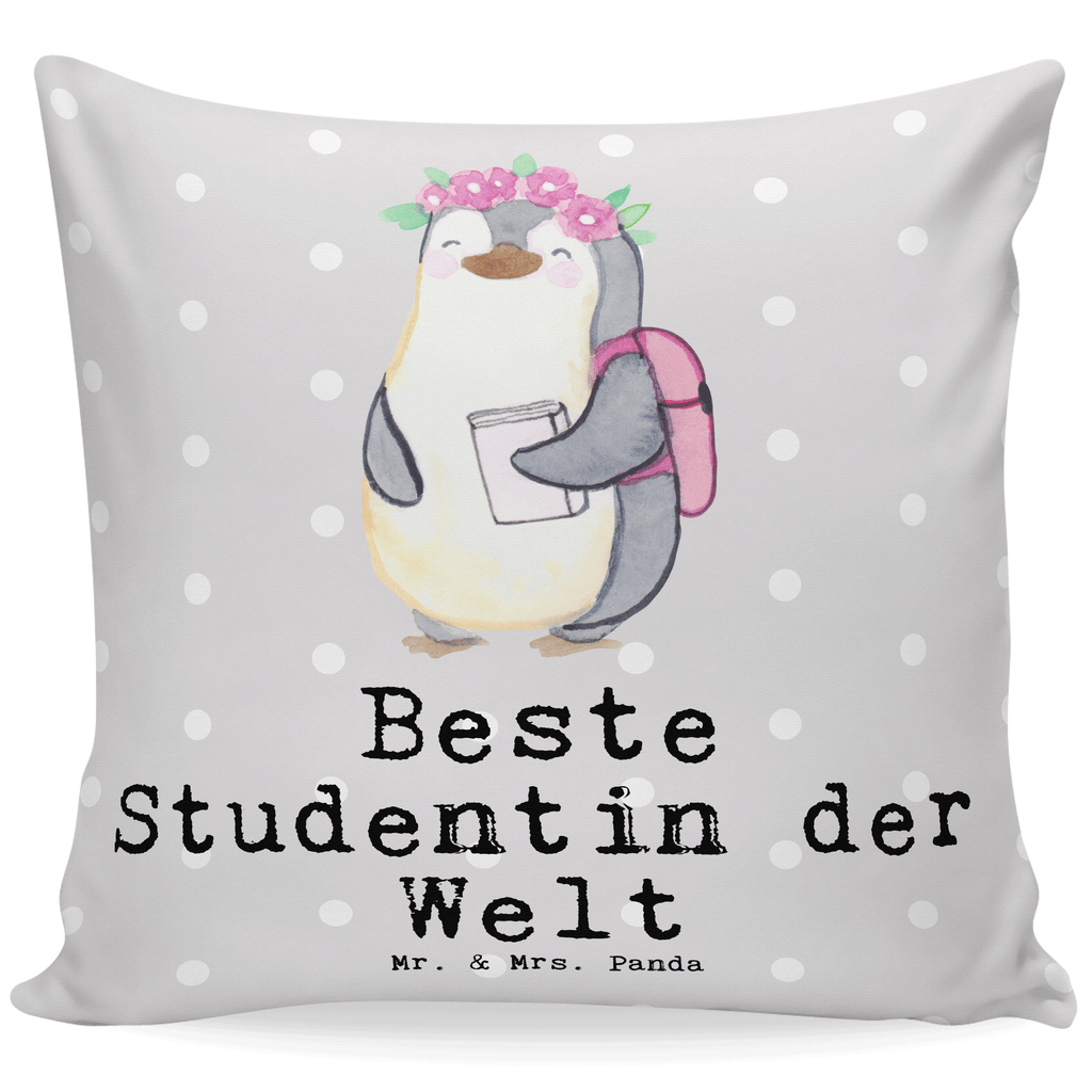 40x40 Kissen Pinguin Beste Studentin der Welt Kissenhülle, Kopfkissen, Sofakissen, Dekokissen, Motivkissen, sofakissen, sitzkissen, Kissen, Kissenbezüge, Kissenbezug 40x40, Kissen 40x40, Kissenhülle 40x40, Zierkissen, Couchkissen, Dekokissen Sofa, Sofakissen 40x40, Dekokissen 40x40, Kopfkissen 40x40, Kissen 40x40 Waschbar, für, Dankeschön, Geschenk, Schenken, Geburtstag, Geburtstagsgeschenk, Geschenkidee, Danke, Bedanken, Mitbringsel, Freude machen, Geschenktipp, Studentin, Studium, Tochter, Spaß, Musterschülerin, lustig, Studienabschluss, witzig, Universität, Abschluss, Alumni, Uni, Studenten, Hochschule