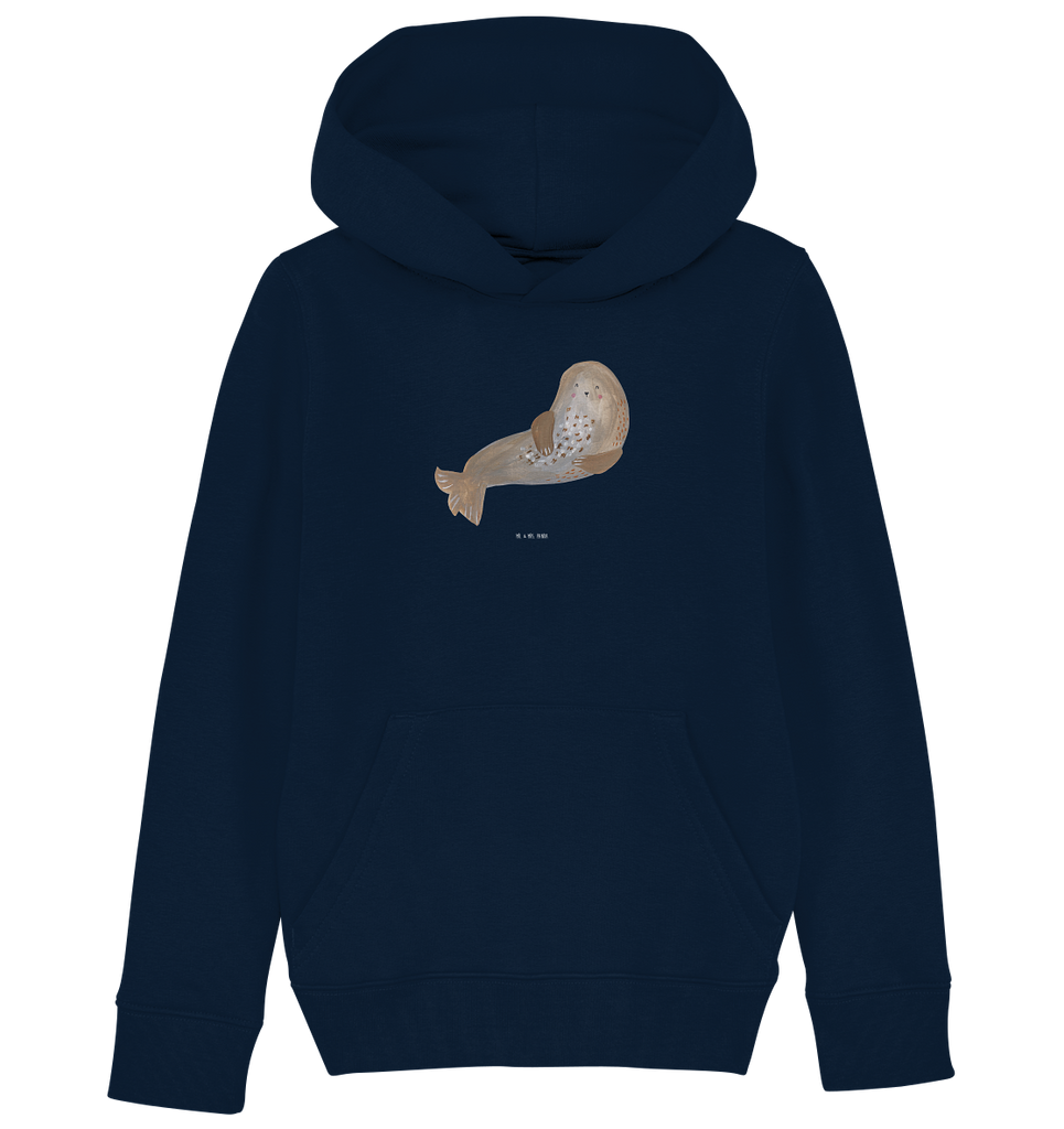 Organic Kinder Hoodie Robbe lachend Kinder Hoodie, Kapuzenpullover, Kinder Oberteil, Mädchen Hoodie, Jungen Hoodie, Mädchen Kapuzenpullover, Jungen Kapuzenpullover, Mädchen Kleidung, Jungen Kleidung, Mädchen Oberteil, Jungen Oberteil, Tiermotive, Gute Laune, lustige Sprüche, Tiere, Robbe, Robben, Seehund, Strand, Meerestier, Ostsee, Nordsee