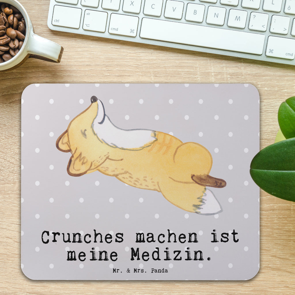 Mauspad Fuchs Crunches Medizin Mousepad, Computer zubehör, Büroausstattung, PC Zubehör, Arbeitszimmer, Mauspad, Einzigartiges Mauspad, Designer Mauspad, Mausunterlage, Mauspad Büro, Geschenk, Sport, Sportart, Hobby, Schenken, Danke, Dankeschön, Auszeichnung, Gewinn, Sportler, Crunches, Fitness, Bauchpressen, Fitnessstudio