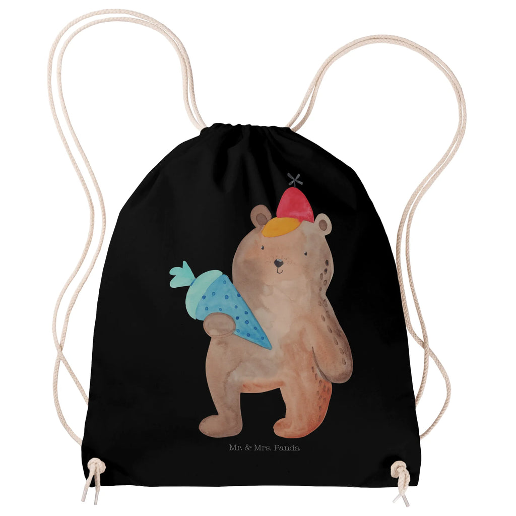 Sportbeutel Bär Schultüte Sportbeutel, Turnbeutel, Beutel, Sporttasche, Tasche, Stoffbeutel, Sportbeutel Kinder, Gymsack, Beutel Rucksack, Kleine Sporttasche, Sportzubehör, Turnbeutel Baumwolle, Bär, Teddy, Teddybär, Bär Motiv, Schultüte, Erster Schultag Geschenk, Einschulung Geschenk, Schule Geschenk, Grundschule, Schulanfang, Schulbeginn