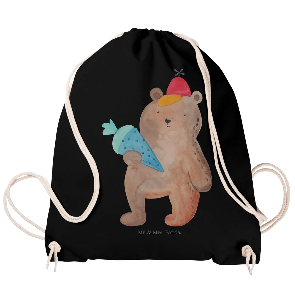 Sportbeutel Bär Schultüte Sportbeutel, Turnbeutel, Beutel, Sporttasche, Tasche, Stoffbeutel, Sportbeutel Kinder, Gymsack, Beutel Rucksack, Kleine Sporttasche, Sportzubehör, Turnbeutel Baumwolle, Bär, Teddy, Teddybär, Bär Motiv, Schultüte, Erster Schultag Geschenk, Einschulung Geschenk, Schule Geschenk, Grundschule, Schulanfang, Schulbeginn