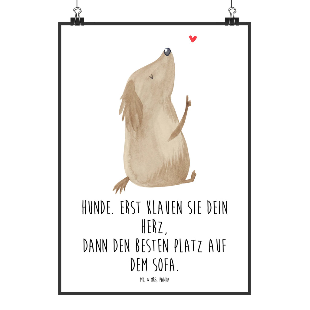 Poster Hund Liebe Poster, Wandposter, Bild, Wanddeko, Küchenposter, Kinderposter, Wanddeko Bild, Raumdekoration, Wanddekoration, Handgemaltes Poster, Mr. & Mrs. Panda Poster, Designposter, Kunstdruck, Posterdruck, Hund, Hundemotiv, Haustier, Hunderasse, Tierliebhaber, Hundebesitzer, Sprüche, Liebe, Hundeglück, Hundeliebe, Hunde, Frauchen