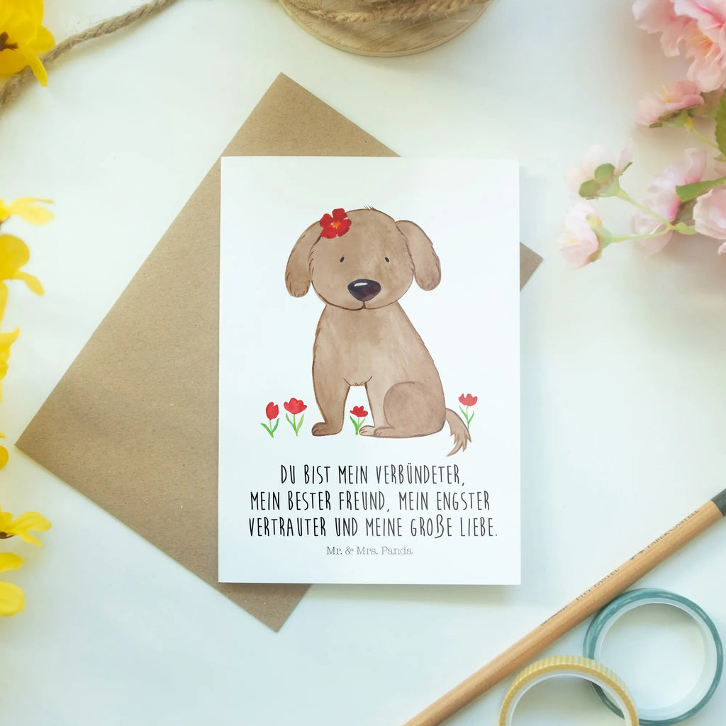 Grußkarte Hund Hundedame Grußkarte, Klappkarte, Einladungskarte, Glückwunschkarte, Hochzeitskarte, Geburtstagskarte, Karte, Ansichtskarten, Hund, Hundemotiv, Haustier, Hunderasse, Tierliebhaber, Hundebesitzer, Sprüche, Hunde, Hundeliebe, Hundeglück, Liebe, Frauchen