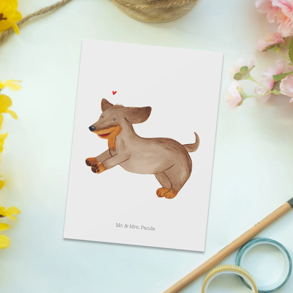 Postkarte Hund Dackel Postkarte, Karte, Geschenkkarte, Grußkarte, Einladung, Ansichtskarte, Geburtstagskarte, Einladungskarte, Dankeskarte, Ansichtskarten, Einladung Geburtstag, Einladungskarten Geburtstag, Hund, Hundemotiv, Haustier, Hunderasse, Tierliebhaber, Hundebesitzer, Sprüche, Hunde, Dackel, Dachshund, happy dog