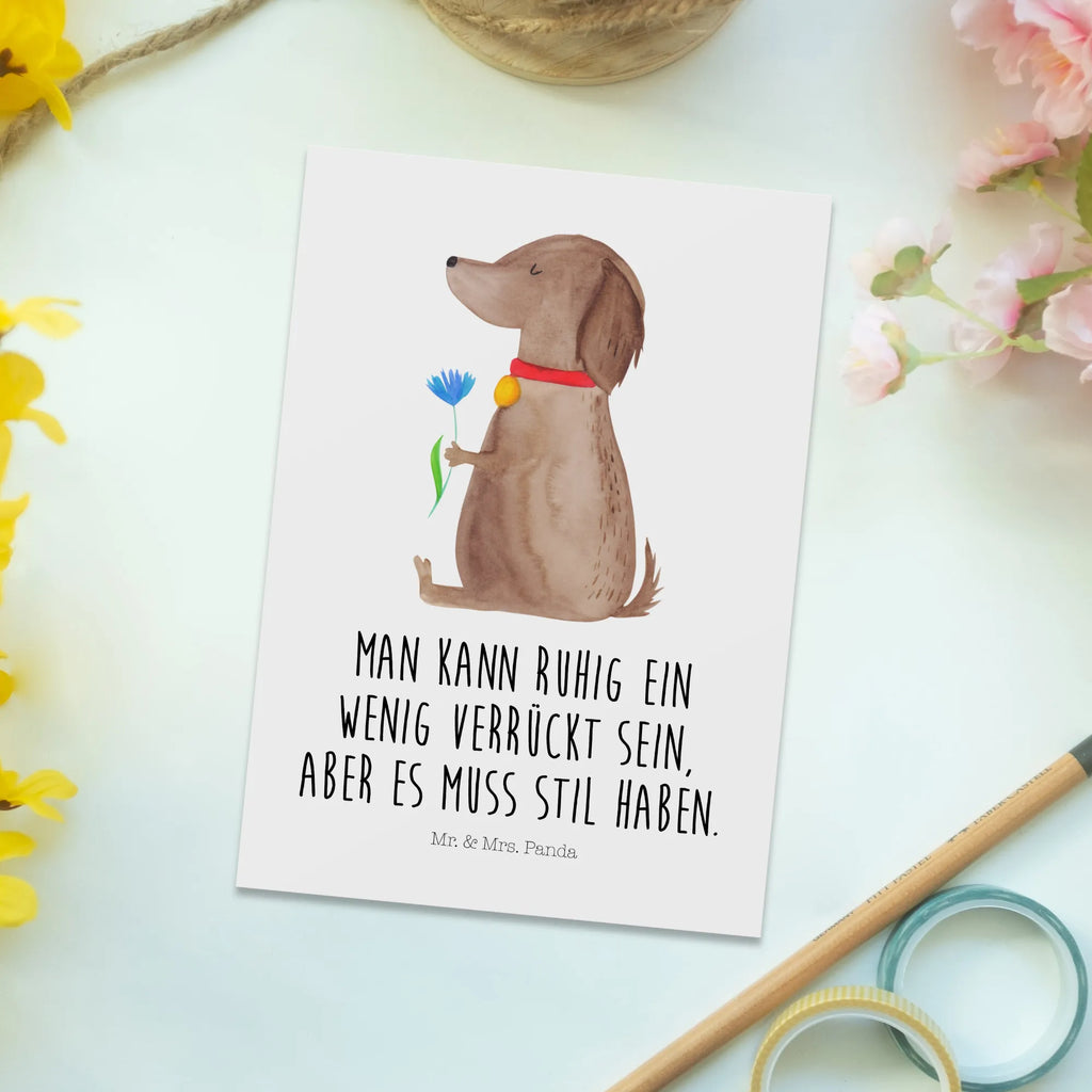 Postkarte Hund Blume Postkarte, Karte, Geschenkkarte, Grußkarte, Einladung, Ansichtskarte, Geburtstagskarte, Einladungskarte, Dankeskarte, Ansichtskarten, Einladung Geburtstag, Einladungskarten Geburtstag, Hund, Hundemotiv, Haustier, Hunderasse, Tierliebhaber, Hundebesitzer, Sprüche, Hunde, Frauchen, Hundeliebe