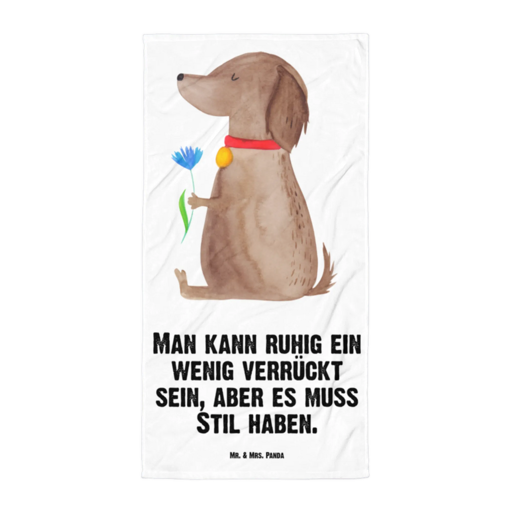 XL Badehandtuch Hund Blume Handtuch, Badetuch, Duschtuch, Strandtuch, Saunatuch, Hund, Hundemotiv, Haustier, Hunderasse, Tierliebhaber, Hundebesitzer, Sprüche, Hunde, Frauchen, Hundeliebe