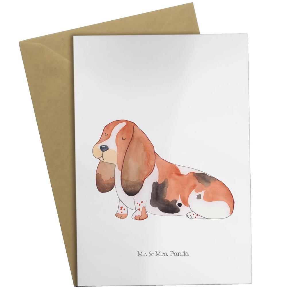 Grußkarte Hund Basset Hound Grußkarte, Klappkarte, Einladungskarte, Glückwunschkarte, Hochzeitskarte, Geburtstagskarte, Karte, Ansichtskarten, Hund, Hundemotiv, Haustier, Hunderasse, Tierliebhaber, Hundebesitzer, Sprüche, Basset Hound, Basset, Hundeliebe, kinderlos