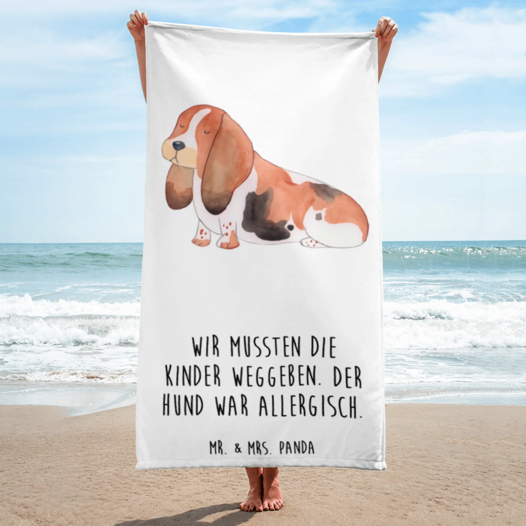 XL Badehandtuch Hund Basset Hound Handtuch, Badetuch, Duschtuch, Strandtuch, Saunatuch, Hund, Hundemotiv, Haustier, Hunderasse, Tierliebhaber, Hundebesitzer, Sprüche, Basset Hound, Basset, Hundeliebe, kinderlos