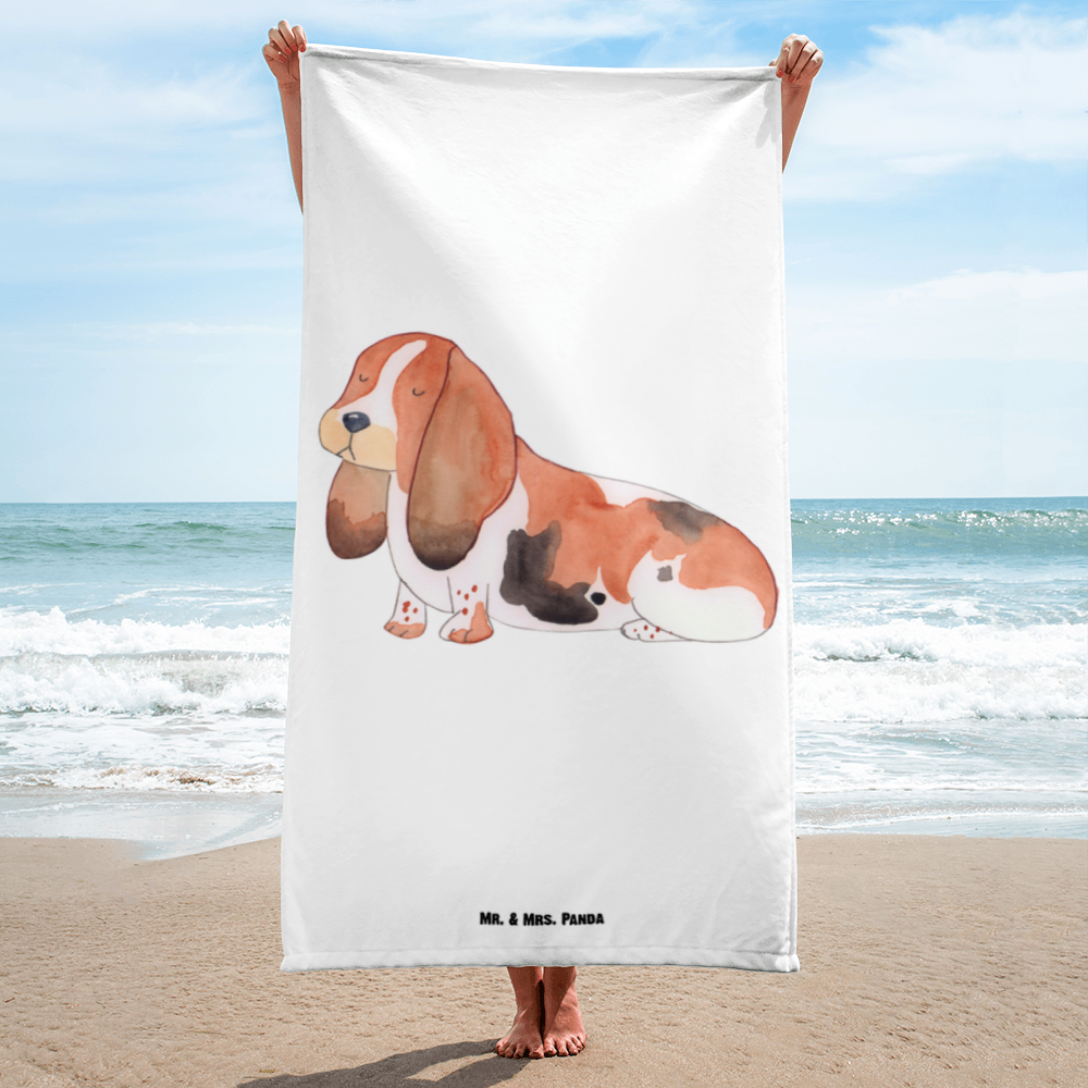 XL Badehandtuch Hund Basset Hound Handtuch, Badetuch, Duschtuch, Strandtuch, Saunatuch, Hund, Hundemotiv, Haustier, Hunderasse, Tierliebhaber, Hundebesitzer, Sprüche, Basset Hound, Basset, Hundeliebe, kinderlos