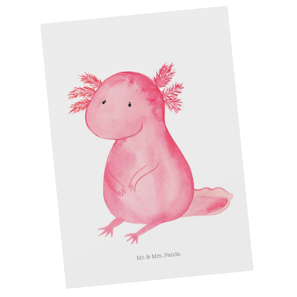 Postkarte Axolotl Postkarte, Karte, Geschenkkarte, Grußkarte, Einladung, Ansichtskarte, Geburtstagskarte, Einladungskarte, Dankeskarte, Ansichtskarten, Einladung Geburtstag, Einladungskarten Geburtstag, Axolotl, Molch, Axolot, vergnügt, fröhlich, zufrieden, Lebensstil, Weisheit, Lebensweisheit, Liebe, Freundin