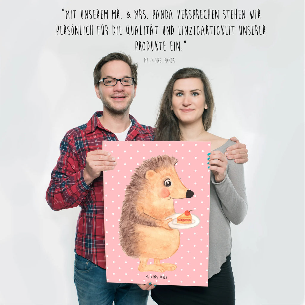 Poster Igel Kuchenstück Poster, Wandposter, Bild, Wanddeko, Küchenposter, Kinderposter, Wanddeko Bild, Raumdekoration, Wanddekoration, Handgemaltes Poster, Mr. & Mrs. Panda Poster, Designposter, Kunstdruck, Posterdruck, Tiermotive, Gute Laune, lustige Sprüche, Tiere, Igel, Essen Spruch, Kuchen, Backen Geschenk, Kuchen backen, Einladung Party, Geburtstagskuchen, Torte