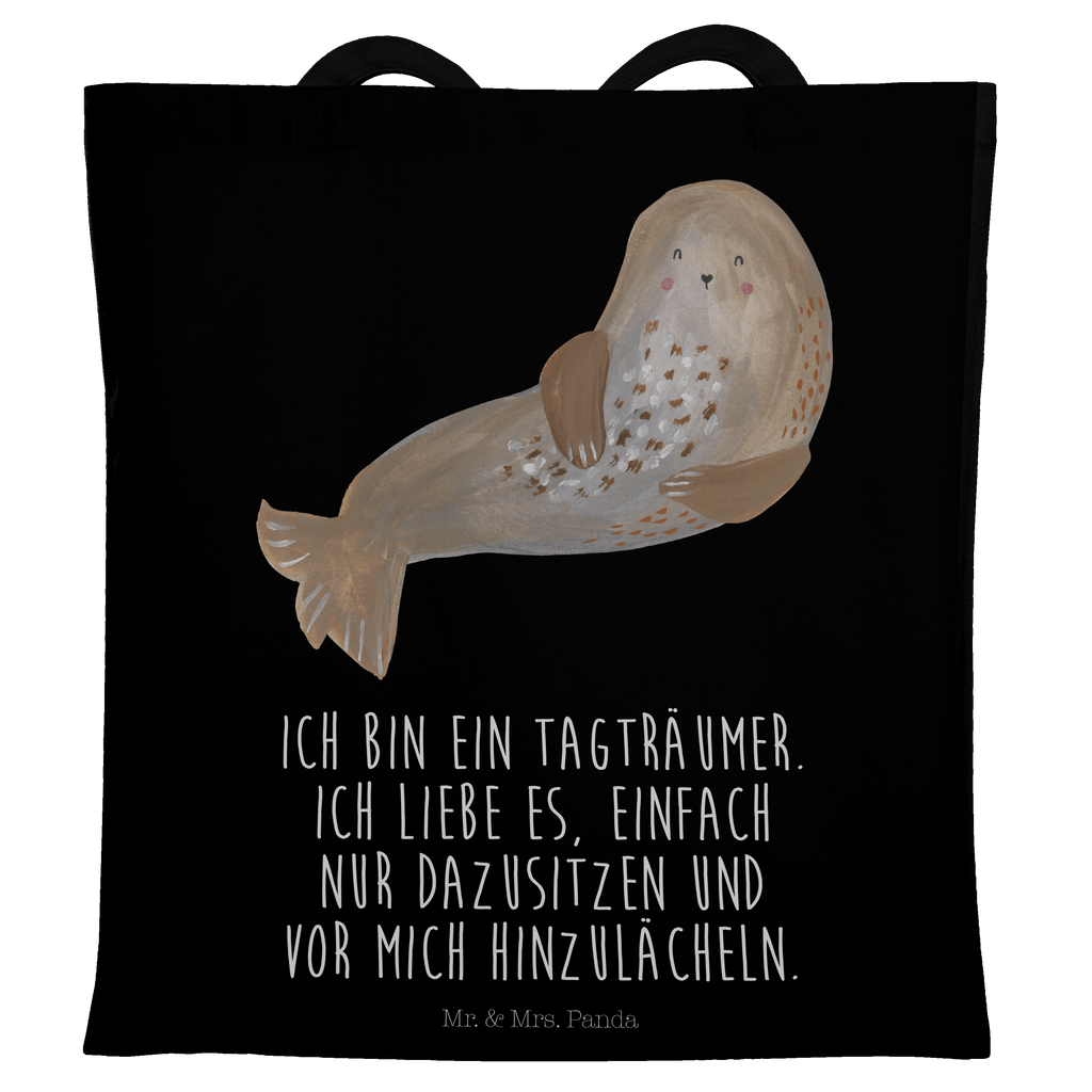 Tragetasche Robbe Lachen Beuteltasche, Beutel, Einkaufstasche, Jutebeutel, Stoffbeutel, Tasche, Shopper, Umhängetasche, Strandtasche, Schultertasche, Stofftasche, Tragetasche, Badetasche, Jutetasche, Einkaufstüte, Laptoptasche, Tiermotive, Gute Laune, lustige Sprüche, Tiere, Robbe, Robben, Seehund, Strand, Meerestier, Ostsee, Nordsee