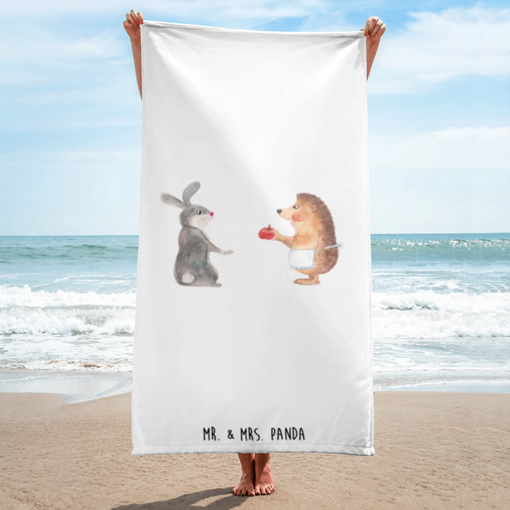 XL Badehandtuch Liebe ist nie ohne Schmerz Handtuch, Badetuch, Duschtuch, Strandtuch, Saunatuch, Tiermotive, Gute Laune, lustige Sprüche, Tiere, Igel und Hase, Igel, Hase, Liebe Spruch, Liebeskummer Geschenk, Herzschmerz, Trösten, Trennungsschmerz, Spruch romantisch