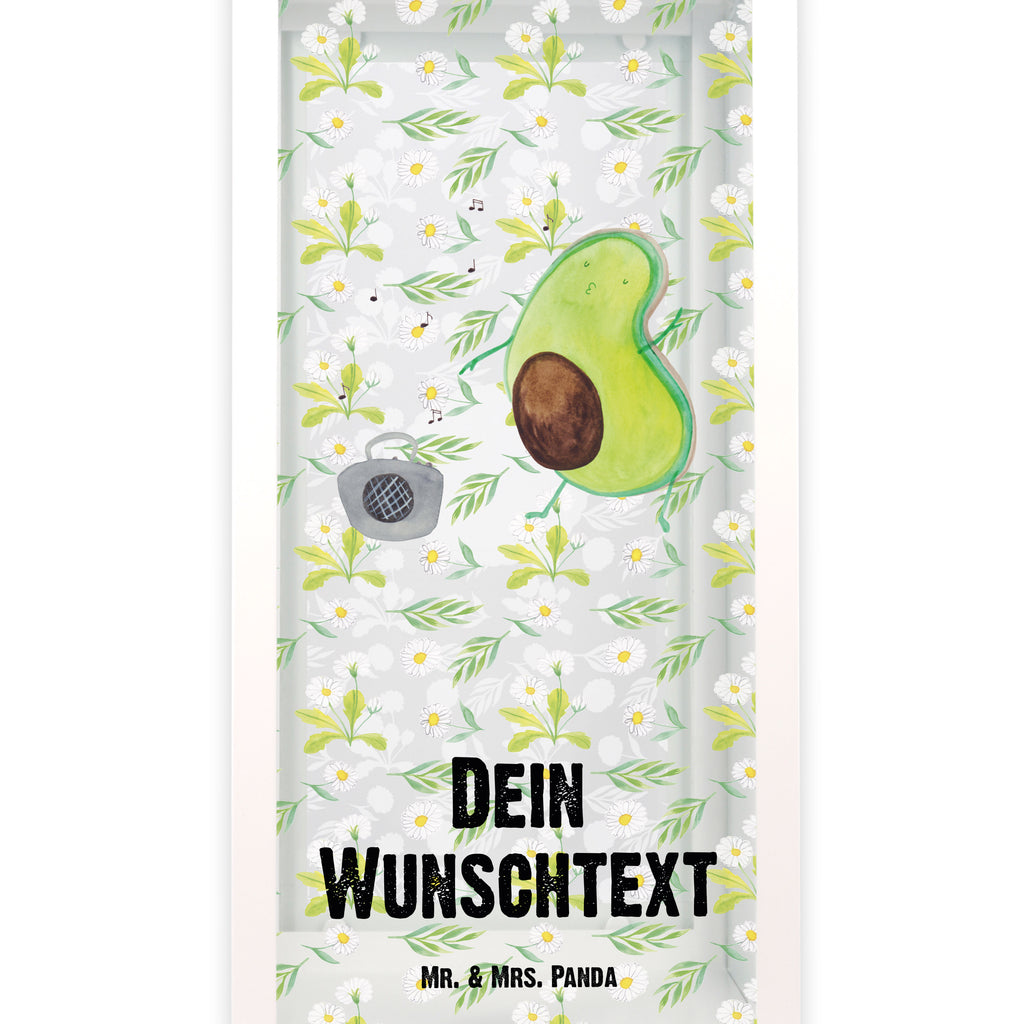 Personalisierte Deko Laterne Avocado tanzt Gartenlampe, Gartenleuchte, Gartendekoration, Gartenlicht, Laterne kleine Laternen, XXL Laternen, Laterne groß, Avocado, Veggie, Vegan, Gesund