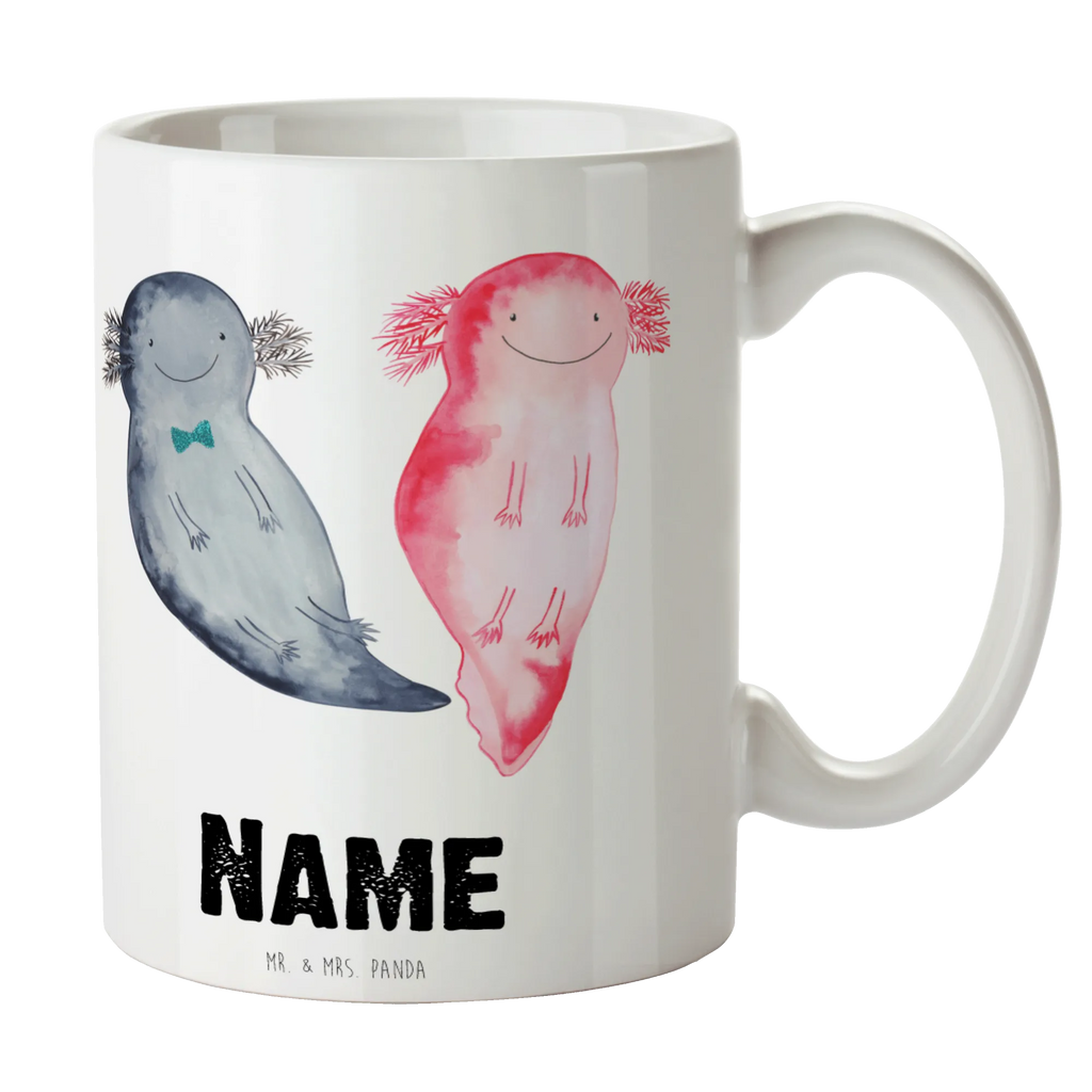 Personalisierte Tasse Axolotl Axel+Lotte Personalisierte Tasse, Namenstasse, Wunschname, Personalisiert, Tasse, Namen, Drucken, Tasse mit Namen, Axolotl, Molch, Axolot, Schwanzlurch, Lurch, Lurche, Liebe, große Liebe, Liebesbeweis, Freund, Verlobter, Ehemann, Jahrestag, Valentinstag