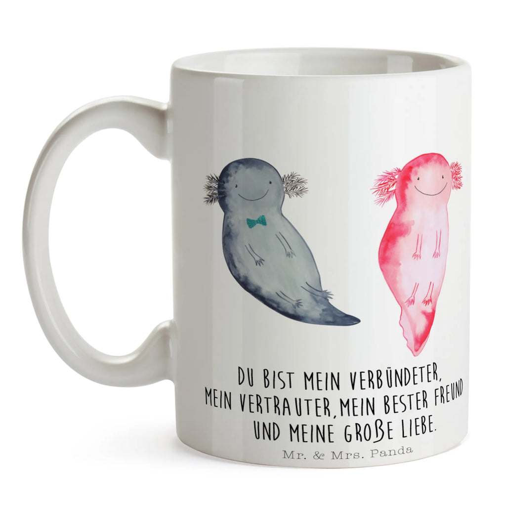 Tasse Axolotl Axel+Lotte Tasse, Kaffeetasse, Teetasse, Becher, Kaffeebecher, Teebecher, Keramiktasse, Porzellantasse, Büro Tasse, Geschenk Tasse, Tasse Sprüche, Tasse Motive, Kaffeetassen, Tasse bedrucken, Designer Tasse, Cappuccino Tassen, Schöne Teetassen, Axolotl, Molch, Axolot, Schwanzlurch, Lurch, Lurche, Liebe, große Liebe, Liebesbeweis, Freund, Verlobter, Ehemann, Jahrestag, Valentinstag