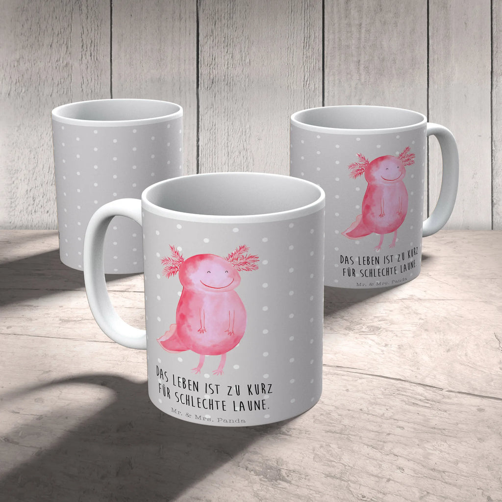 Tasse Axolotl Glücklich Tasse, Kaffeetasse, Teetasse, Becher, Kaffeebecher, Teebecher, Keramiktasse, Porzellantasse, Büro Tasse, Geschenk Tasse, Tasse Sprüche, Tasse Motive, Kaffeetassen, Tasse bedrucken, Designer Tasse, Cappuccino Tassen, Schöne Teetassen, Axolotl, Molch, Axolot, Schwanzlurch, Lurch, Lurche, Motivation, gute Laune