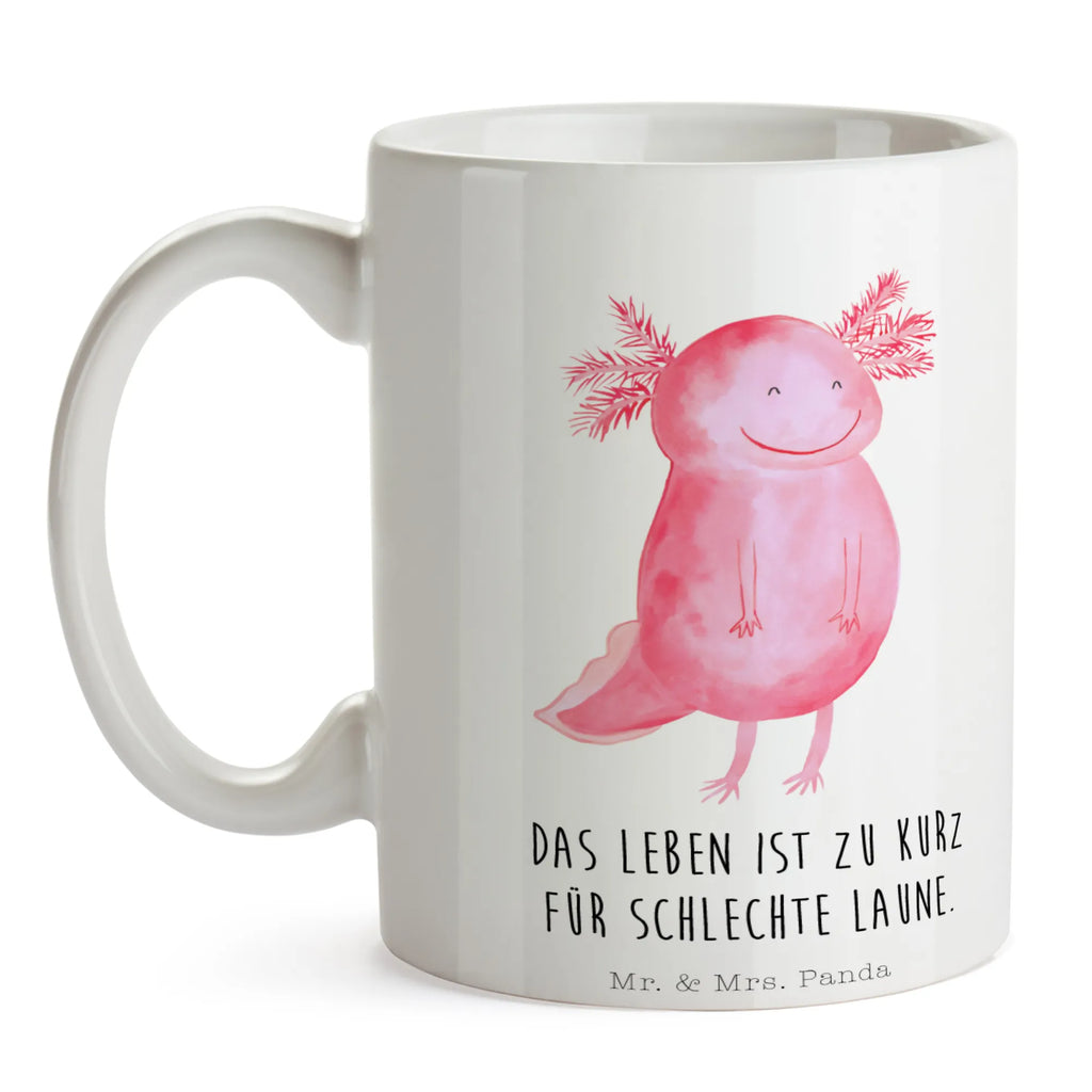 Tasse Axolotl Glücklich Tasse, Kaffeetasse, Teetasse, Becher, Kaffeebecher, Teebecher, Keramiktasse, Porzellantasse, Büro Tasse, Geschenk Tasse, Tasse Sprüche, Tasse Motive, Kaffeetassen, Tasse bedrucken, Designer Tasse, Cappuccino Tassen, Schöne Teetassen, Axolotl, Molch, Axolot, Schwanzlurch, Lurch, Lurche, Motivation, gute Laune