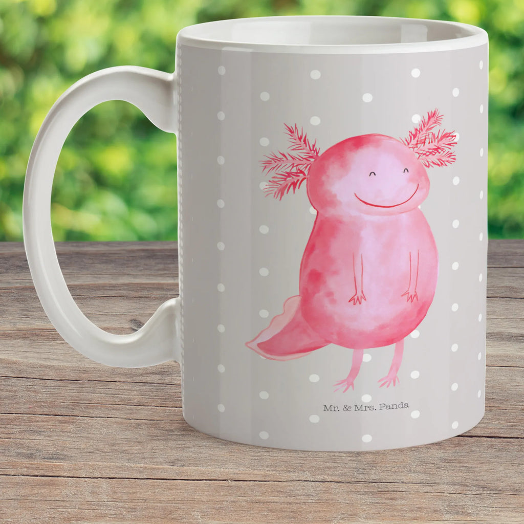 Kindertasse Axolotl Glücklich Kindertasse, Kinder Tasse, Kunststoff Tasse, Kindergarten Tasse, Trinkbecher, Camping Becher, Kaffeetasse, Kunststoffbecher, Kindergartenbecher, Outdoorgeschirr, Kunststoffgeschirr, Reisebecher, Reisetasse, Kinderbecher, Bruchfeste Tasse, Bruchsichere Tasse, Plastik Tasse, Plastiktasse, Axolotl, Molch, Axolot, Schwanzlurch, Lurch, Lurche, Motivation, gute Laune