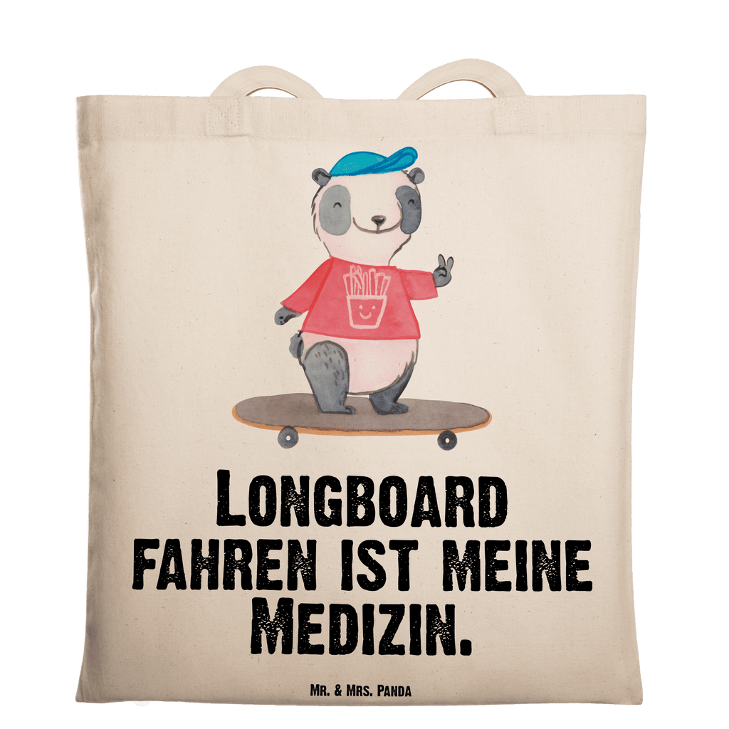 Tragetasche Panda Longboard fahren Medizin Beuteltasche, Beutel, Einkaufstasche, Jutebeutel, Stoffbeutel, Tasche, Shopper, Umhängetasche, Strandtasche, Schultertasche, Stofftasche, Tragetasche, Badetasche, Jutetasche, Einkaufstüte, Laptoptasche, Geschenk, Sport, Sportart, Hobby, Schenken, Danke, Dankeschön, Auszeichnung, Gewinn, Sportler, Longboard fahren, Skaten, Rollbrettfahren, Longboardfahren, Roller Skaten, Skateboard fahren, Stunts