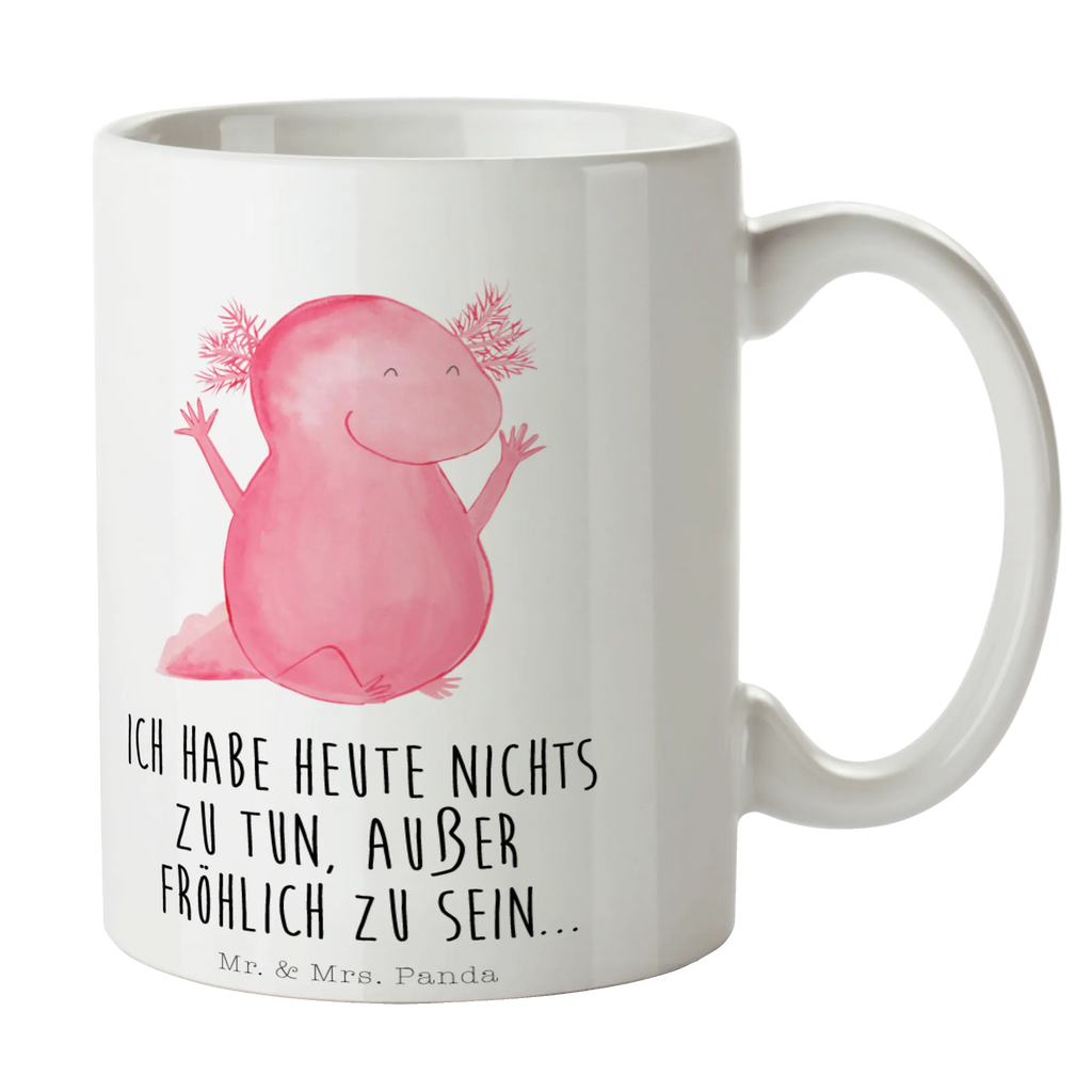 Tasse Axolotl Hurra Tasse, Kaffeetasse, Teetasse, Becher, Kaffeebecher, Teebecher, Keramiktasse, Porzellantasse, Büro Tasse, Geschenk Tasse, Tasse Sprüche, Tasse Motive, Kaffeetassen, Tasse bedrucken, Designer Tasse, Cappuccino Tassen, Schöne Teetassen, Axolotl, Molch, Axolot, Schwanzlurch, Lurch, Lurche, fröhlich, Spaß, Freude, Motivation, Zufriedenheit