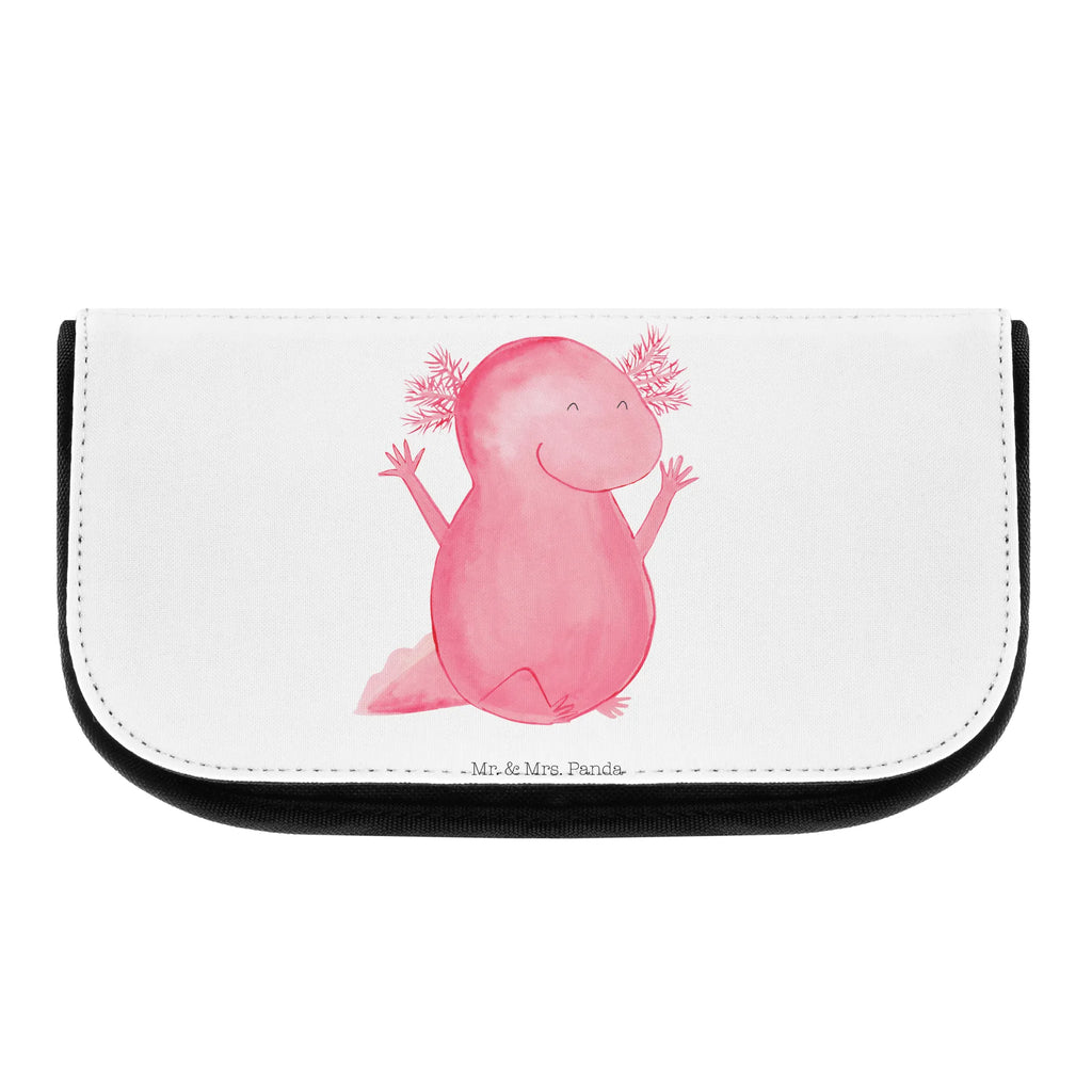 Kosmetiktasche Axolotl Hurra Kosmetikbeutel, Kulturtasche, Kulturbeutel, Schminktasche, Make-Up Tasche, Kosmetiktasche, Beauty Bag, Kosmetiktasche Damen, Make Up Tasche, Kosmetik Tasche, Kosmetiktasche Klein, Kleine Kosmetiktasche, Schminktasche Klein, Kosmetiktasche Mit Fächern, Schminktäschen, Schminke Tasche, Kosmetiktaschen Damen, Beauty Case, Schmink Täschchen, Axolotl, Molch, Axolot, Schwanzlurch, Lurch, Lurche, fröhlich, Spaß, Freude, Motivation, Zufriedenheit