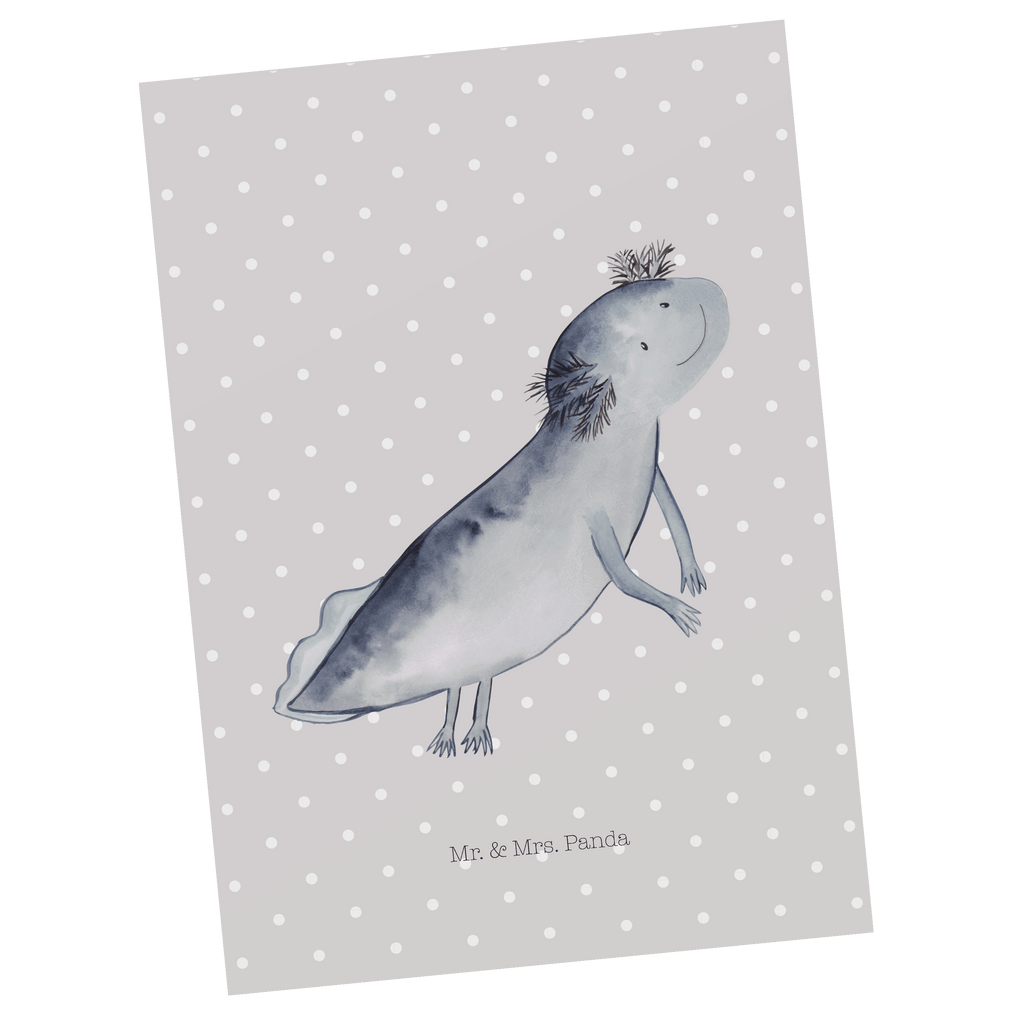 Postkarte Axolotl Schwimmen Postkarte, Karte, Geschenkkarte, Grußkarte, Einladung, Ansichtskarte, Geburtstagskarte, Einladungskarte, Dankeskarte, Ansichtskarten, Einladung Geburtstag, Einladungskarten Geburtstag, Axolotl, Molch, Axolot, Schwanzlurch, Lurch, Lurche, Problem, Probleme, Lösungen, Motivation