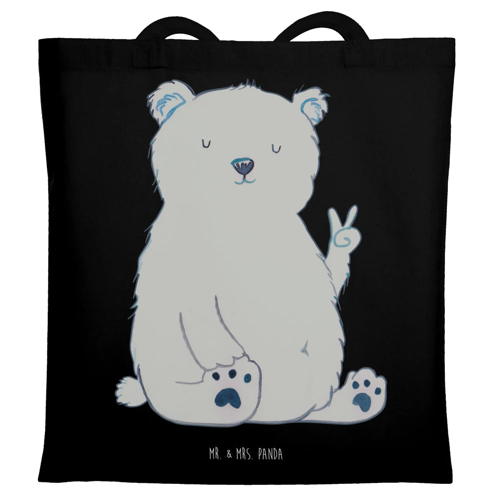 Tragetasche Eisbär Faul Beuteltasche, Beutel, Einkaufstasche, Jutebeutel, Stoffbeutel, Tasche, Shopper, Umhängetasche, Strandtasche, Schultertasche, Stofftasche, Tragetasche, Badetasche, Jutetasche, Einkaufstüte, Laptoptasche, Bär, Teddy, Teddybär, Eisbär, Nordpol, Faul, Entspannen, Relaxen, Büro, Arbeit, Bürojob, Arbeitsplatz, Homeoffice