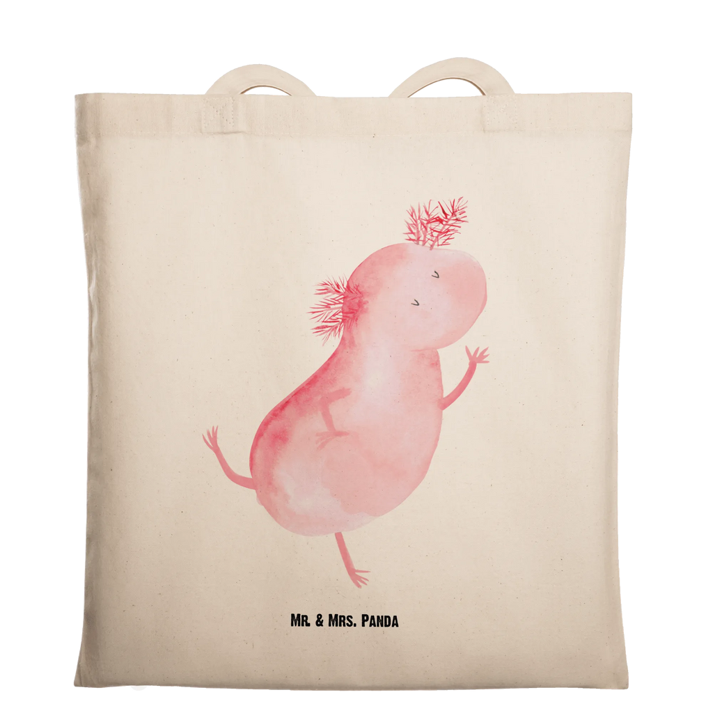 Tragetasche Axolotl Tanzen Beuteltasche, Beutel, Einkaufstasche, Jutebeutel, Stoffbeutel, Tasche, Shopper, Umhängetasche, Strandtasche, Schultertasche, Stofftasche, Tragetasche, Badetasche, Jutetasche, Einkaufstüte, Laptoptasche, Axolotl, Molch, Axolot, Schwanzlurch, Lurch, Lurche, Dachschaden, Sterne, verrückt, Freundin, beste Freundin