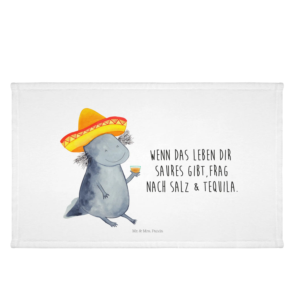 Handtuch Axolotl Tequila Handtuch, Badehandtuch, Badezimmer, Handtücher, groß, Kinder, Baby, Axolotl, Molch, Mexico, Mexiko, Sombrero, Zitrone, Tequila, Motivation, Spruch, Schwanzlurch, Lurch, Lurche, Axolot, Feuerdrache, Feuersalamander