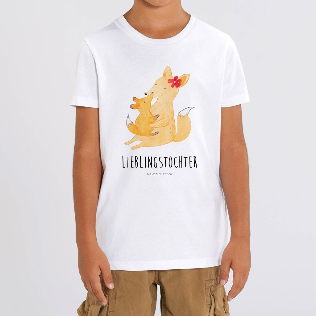 Organic Kinder T-Shirt Fuchs Mama Kinder T-Shirt, Kinder T-Shirt Mädchen, Kinder T-Shirt Jungen, Familie, Vatertag, Muttertag, Bruder, Schwester, Mama, Papa, Oma, Opa, Mutter, Tochter, Lieblingstochter, Beste Tochter, Geschenk