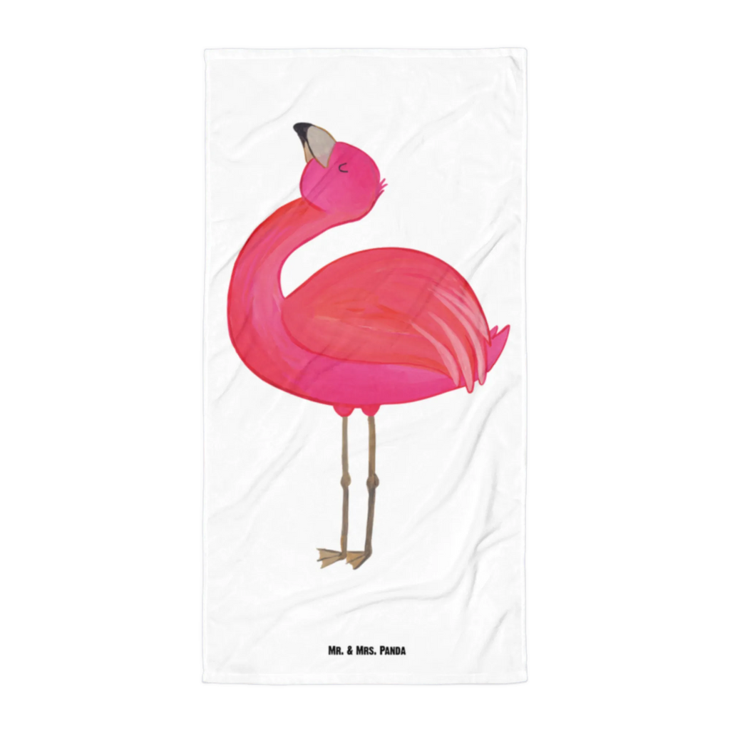 XL Badehandtuch Flamingo Stolz Handtuch, Badetuch, Duschtuch, Strandtuch, Saunatuch, Flamingo, stolz, Freude, Selbstliebe, Selbstakzeptanz, Freundin, beste Freundin, Tochter, Mama, Schwester