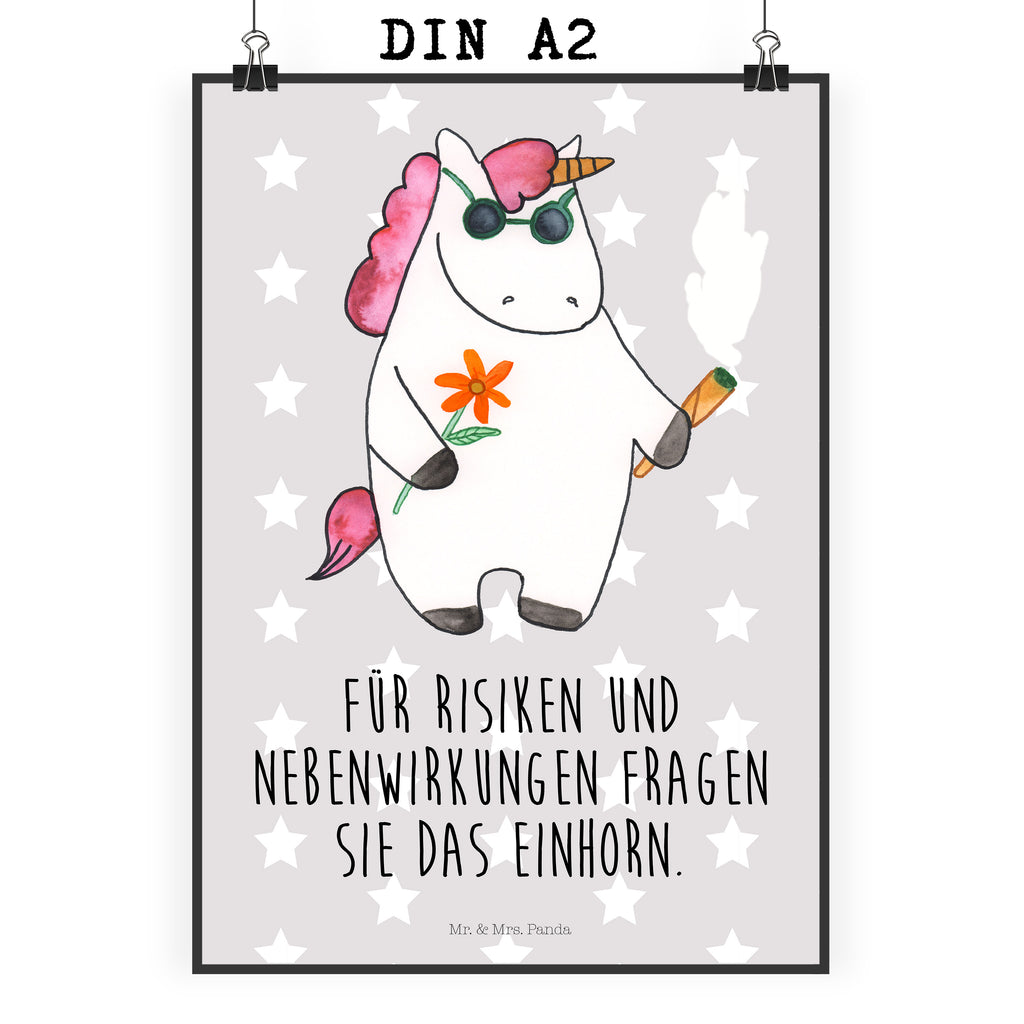 Poster Einhorn Woodstock Poster, Wandposter, Bild, Wanddeko, Küchenposter, Kinderposter, Wanddeko Bild, Raumdekoration, Wanddekoration, Handgemaltes Poster, Mr. & Mrs. Panda Poster, Designposter, Kunstdruck, Posterdruck, Einhorn, Einhörner, Einhorn Deko, Unicorn, Kiffen, Joint, Zigarette, Alkohol, Party, Spaß. lustig, witzig, Woodstock