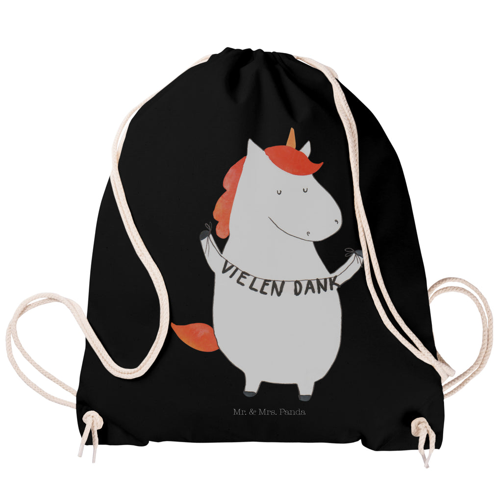 Sportbeutel Einhorn Vielen Dank Sportbeutel, Turnbeutel, Beutel, Sporttasche, Tasche, Stoffbeutel, Sportbeutel Kinder, Gymsack, Beutel Rucksack, Kleine Sporttasche, Sportzubehör, Turnbeutel Baumwolle, Einhorn, Einhörner, Einhorn Deko, Pegasus, Unicorn, Danke, vielen Dank, Dankeschön, Danksagung