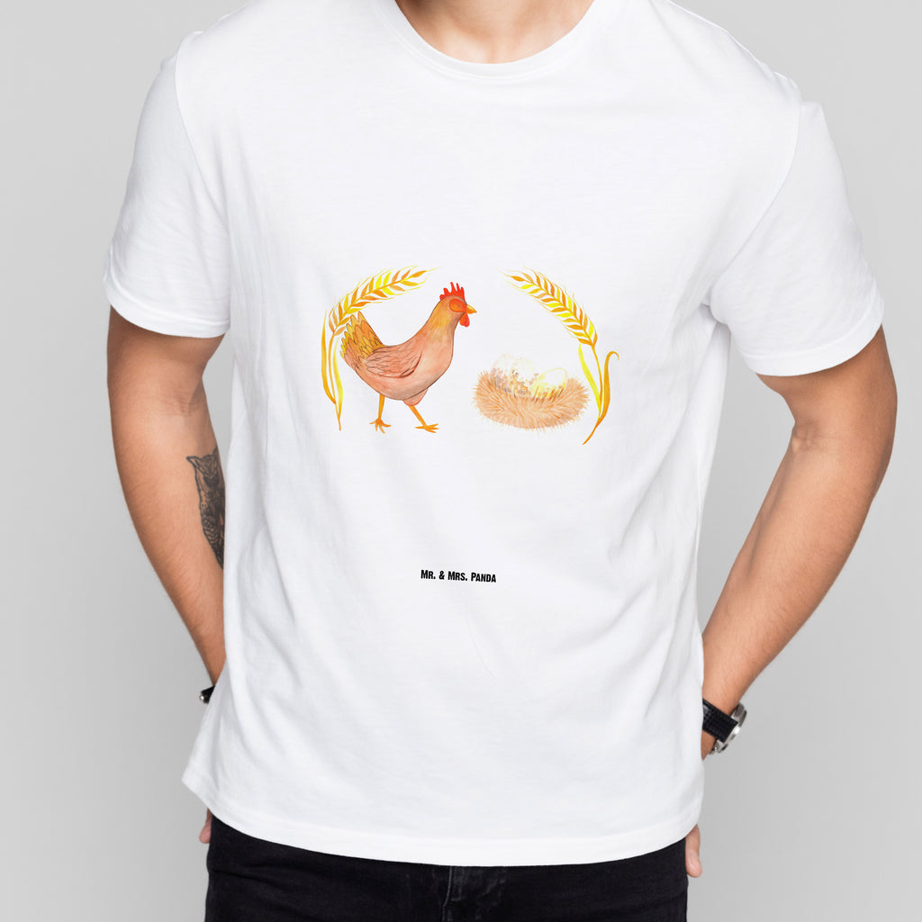 T-Shirt Standard Huhn stolz T-Shirt, Shirt, Tshirt, Lustiges T-Shirt, T-Shirt mit Spruch, Party, Junggesellenabschied, Jubiläum, Geburstag, Herrn, Damen, Männer, Frauen, Schlafshirt, Nachthemd, Sprüche, Bauernhof, Hoftiere, Landwirt, Landwirtin, Hahn, Henne, Hühner, Eier, Hof, Landleben, Motivation, Geburt, Magie, Spruch, Schwangerschaft