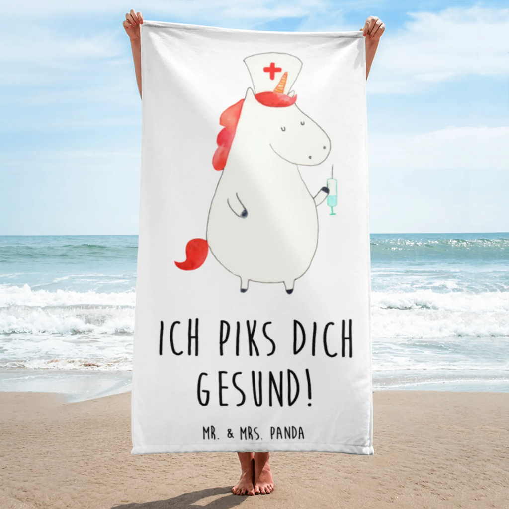 XL Badehandtuch Einhorn Krankenschwester Handtuch, Badetuch, Duschtuch, Strandtuch, Saunatuch, Einhorn, Einhörner, Einhorn Deko, Unicorn, Krankenschwester Geschenk, Krankenpfleger Geschenk, Krankenpflegerin, Krankenschwester Dankeschön, Krankenhaus, Ärztin Geschenk