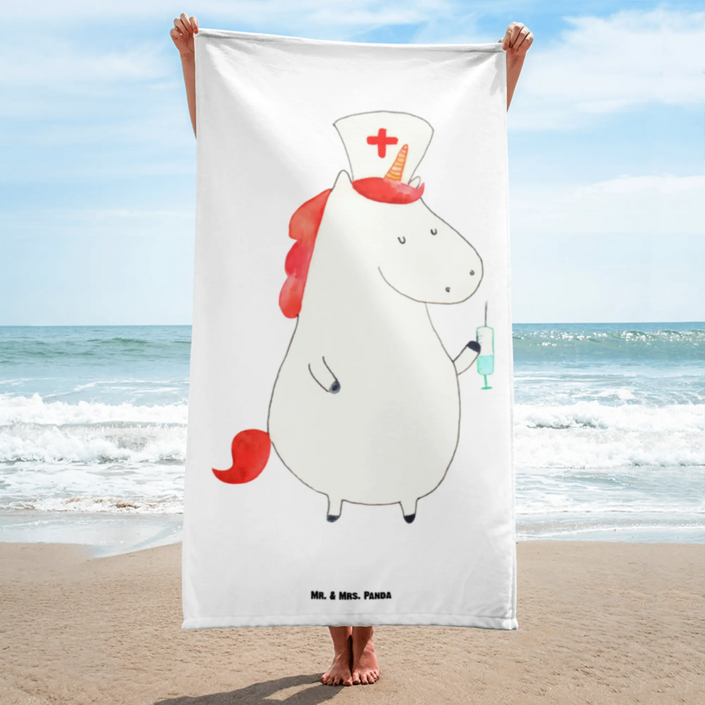 XL Badehandtuch Einhorn Krankenschwester Handtuch, Badetuch, Duschtuch, Strandtuch, Saunatuch, Einhorn, Einhörner, Einhorn Deko, Unicorn, Krankenschwester Geschenk, Krankenpfleger Geschenk, Krankenpflegerin, Krankenschwester Dankeschön, Krankenhaus, Ärztin Geschenk