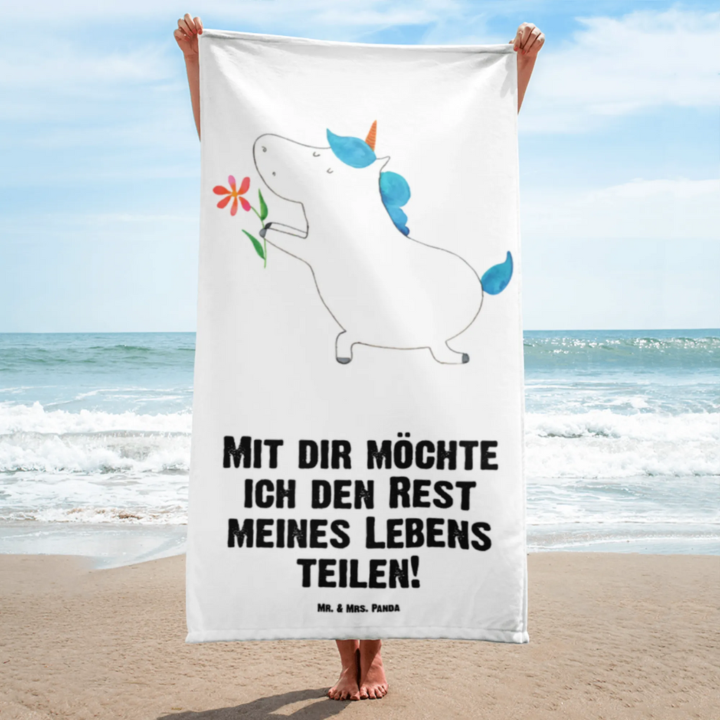 XL Badehandtuch Einhorn Blume Handtuch, Badetuch, Duschtuch, Strandtuch, Saunatuch, Einhorn, Einhörner, Einhorn Deko, Pegasus, Unicorn, Liebe, Liebesbeweis, Antrag, Heiratsantrag, Verlobung, Ehepaar, Pärchen, Partner, Freund, Freundin, Ehe, heiraten