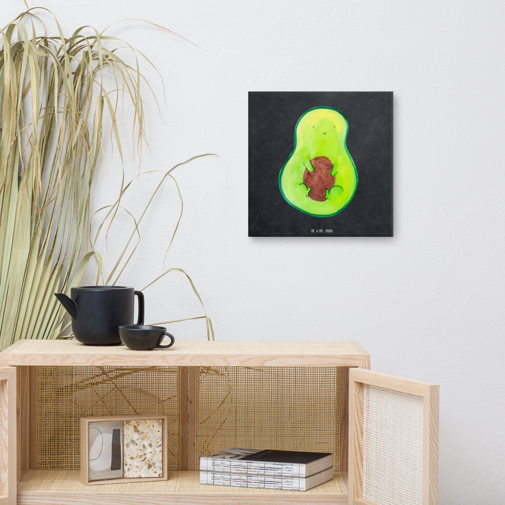 Leinwand Bild Avocado Kern Leinwand, Bild, Kunstdruck, Wanddeko, Dekoration, Avocado, Veggie, Vegan, Gesund, Avokado, Avocadokern, Kern, Pflanze, Spruch Leben