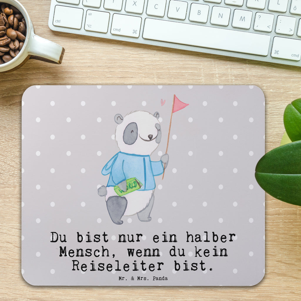 Mauspad Reiseleiter mit Herz Mousepad, Computer zubehör, Büroausstattung, PC Zubehör, Arbeitszimmer, Mauspad, Einzigartiges Mauspad, Designer Mauspad, Mausunterlage, Mauspad Büro, Beruf, Ausbildung, Jubiläum, Abschied, Rente, Kollege, Kollegin, Geschenk, Schenken, Arbeitskollege, Mitarbeiter, Firma, Danke, Dankeschön