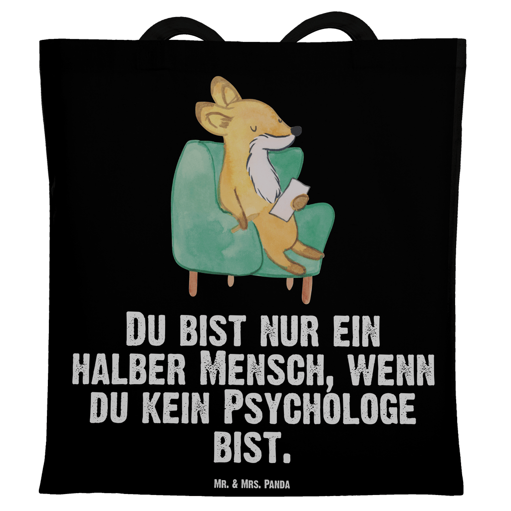 Tragetasche Psychologe mit Herz Beuteltasche, Beutel, Einkaufstasche, Jutebeutel, Stoffbeutel, Tasche, Shopper, Umhängetasche, Strandtasche, Schultertasche, Stofftasche, Tragetasche, Badetasche, Jutetasche, Einkaufstüte, Laptoptasche, Beruf, Ausbildung, Jubiläum, Abschied, Rente, Kollege, Kollegin, Geschenk, Schenken, Arbeitskollege, Mitarbeiter, Firma, Danke, Dankeschön, Psychologe, Therapeut, Studium