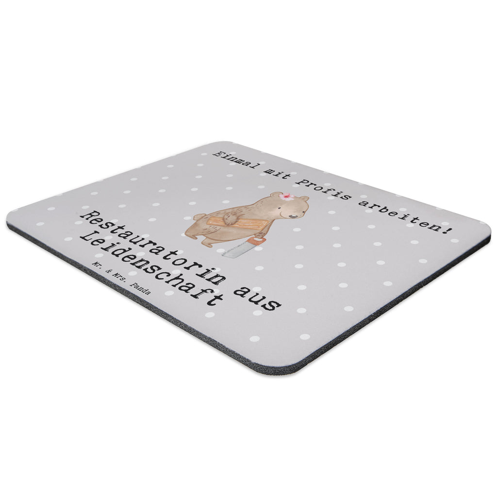 Mauspad Restauratorin aus Leidenschaft Mousepad, Computer zubehör, Büroausstattung, PC Zubehör, Arbeitszimmer, Mauspad, Einzigartiges Mauspad, Designer Mauspad, Mausunterlage, Mauspad Büro, Beruf, Ausbildung, Jubiläum, Abschied, Rente, Kollege, Kollegin, Geschenk, Schenken, Arbeitskollege, Mitarbeiter, Firma, Danke, Dankeschön