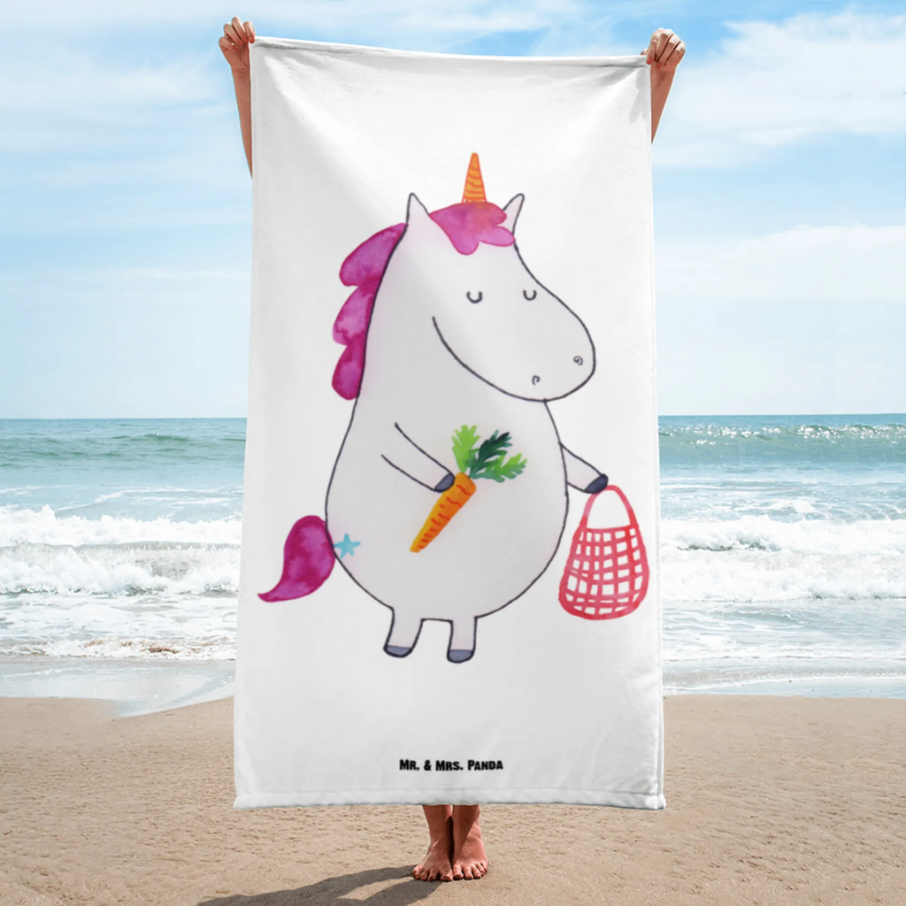 XL Badehandtuch Einhorn Gemüse Handtuch, Badetuch, Duschtuch, Strandtuch, Saunatuch, Einhorn, Einhörner, Einhorn Deko, Pegasus, Unicorn, Biomarkt, Gemüse, Wochenmarkt