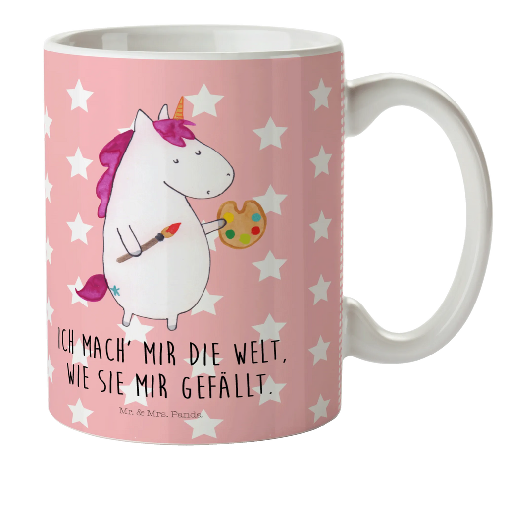 Kindertasse Einhorn Künstler Kindertasse, Kinder Tasse, Kunststoff Tasse, Kindergarten Tasse, Trinkbecher, Camping Becher, Kaffeetasse, Kunststoffbecher, Kindergartenbecher, Outdoorgeschirr, Kunststoffgeschirr, Reisebecher, Reisetasse, Kinderbecher, Bruchfeste Tasse, Bruchsichere Tasse, Plastik Tasse, Plastiktasse, Einhorn, Einhörner, Einhorn Deko, Pegasus, Unicorn, Englisch, Künstler, Artist, Malen, Zeichnen, Welt, Farbe, Stift, Pinsel, Geschenk, Maler