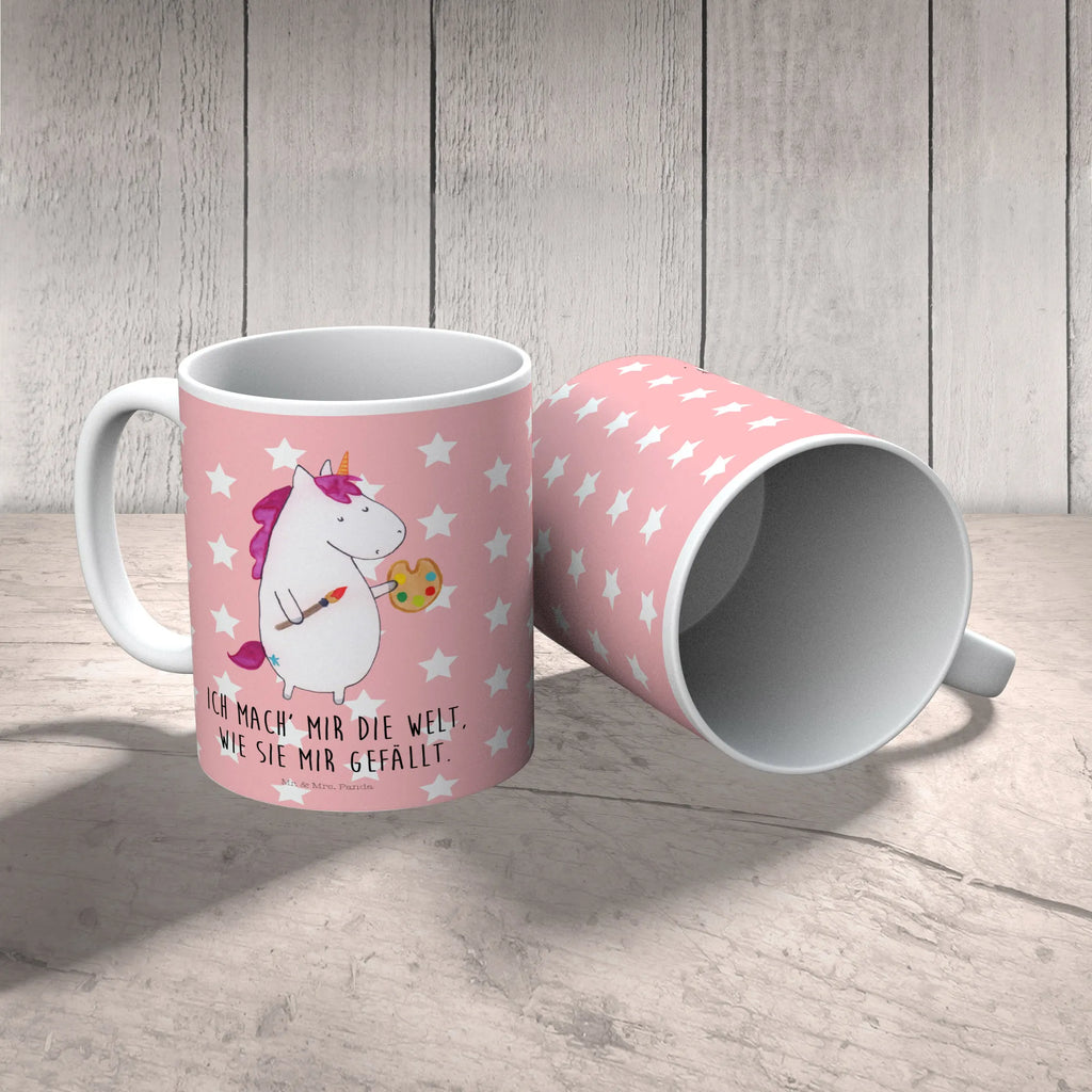 Kindertasse Einhorn Künstler Kindertasse, Kinder Tasse, Kunststoff Tasse, Kindergarten Tasse, Trinkbecher, Camping Becher, Kaffeetasse, Kunststoffbecher, Kindergartenbecher, Outdoorgeschirr, Kunststoffgeschirr, Reisebecher, Reisetasse, Kinderbecher, Bruchfeste Tasse, Bruchsichere Tasse, Plastik Tasse, Plastiktasse, Einhorn, Einhörner, Einhorn Deko, Pegasus, Unicorn, Englisch, Künstler, Artist, Malen, Zeichnen, Welt, Farbe, Stift, Pinsel, Geschenk, Maler