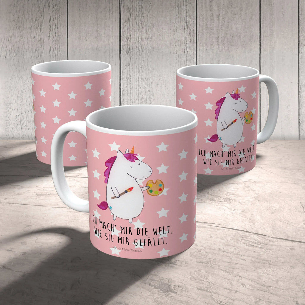 Kindertasse Einhorn Künstler Kindertasse, Kinder Tasse, Kunststoff Tasse, Kindergarten Tasse, Trinkbecher, Camping Becher, Kaffeetasse, Kunststoffbecher, Kindergartenbecher, Outdoorgeschirr, Kunststoffgeschirr, Reisebecher, Reisetasse, Kinderbecher, Bruchfeste Tasse, Bruchsichere Tasse, Plastik Tasse, Plastiktasse, Einhorn, Einhörner, Einhorn Deko, Pegasus, Unicorn, Englisch, Künstler, Artist, Malen, Zeichnen, Welt, Farbe, Stift, Pinsel, Geschenk, Maler