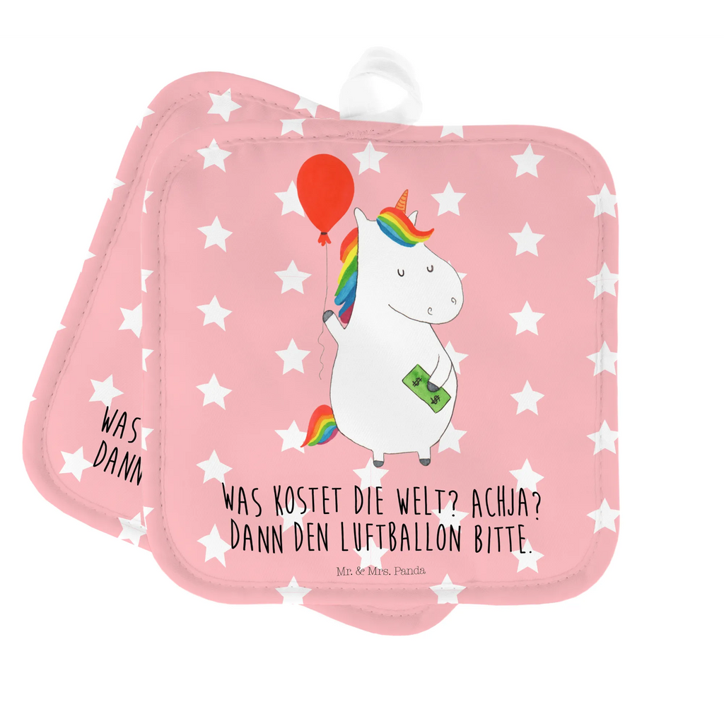 2er Set Topflappen  Einhorn Luftballon Topflappen, Topfuntersetzer, Ofenhandschuh, Topflappen Set, Topflappen lustig, Topflappen mit Spruch, Ofenhandschuhe, Topfhandschuhe, Topfhandschuh, Topflappenset, Topflappen 2er Set, Schöne Topflappen, Einhorn, Einhörner, Einhorn Deko, Pegasus, Unicorn, Luftballon, Geld, Lebenslust, Freude, Geschenk, Freundin