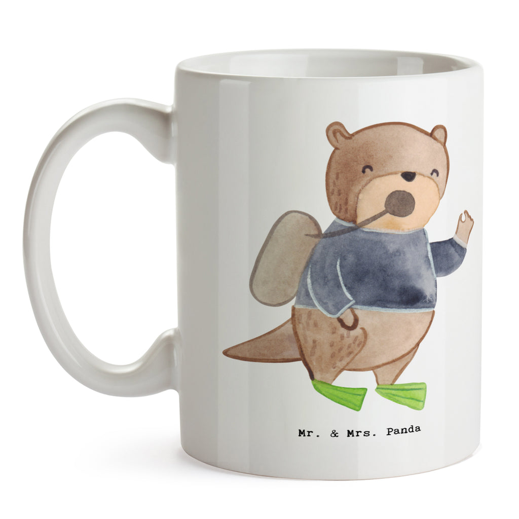 Tasse Tauchlehrer mit Herz Tasse, Kaffeetasse, Teetasse, Becher, Kaffeebecher, Teebecher, Keramiktasse, Porzellantasse, Büro Tasse, Geschenk Tasse, Tasse Sprüche, Tasse Motive, Kaffeetassen, Tasse bedrucken, Designer Tasse, Cappuccino Tassen, Schöne Teetassen, Beruf, Ausbildung, Jubiläum, Abschied, Rente, Kollege, Kollegin, Geschenk, Schenken, Arbeitskollege, Mitarbeiter, Firma, Danke, Dankeschön