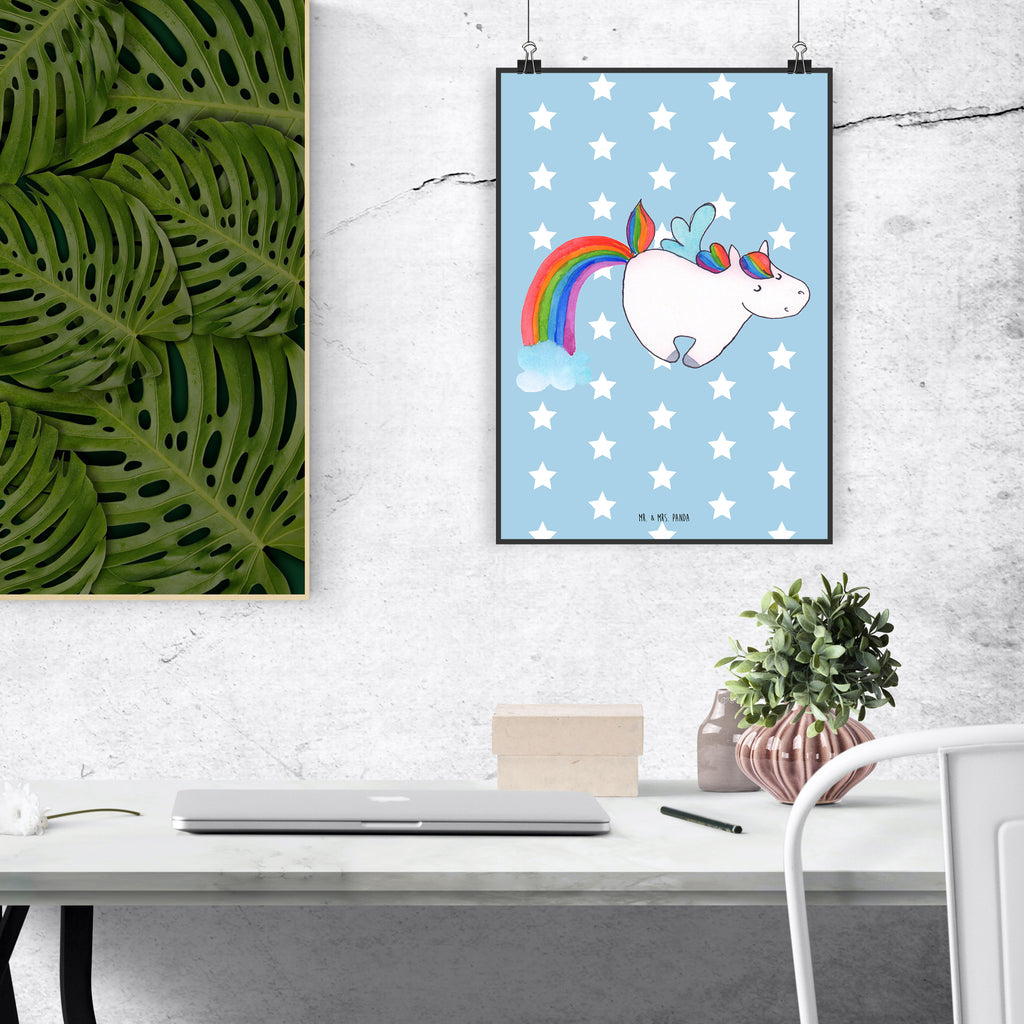 Poster Einhorn Pegasus Poster, Wandposter, Bild, Wanddeko, Küchenposter, Kinderposter, Wanddeko Bild, Raumdekoration, Wanddekoration, Handgemaltes Poster, Mr. & Mrs. Panda Poster, Designposter, Kunstdruck, Posterdruck, Einhorn, Einhörner, Einhorn Deko, Pegasus, Unicorn, Regenbogen, Spielen, Realität, Glitzer, Erwachsenwerden