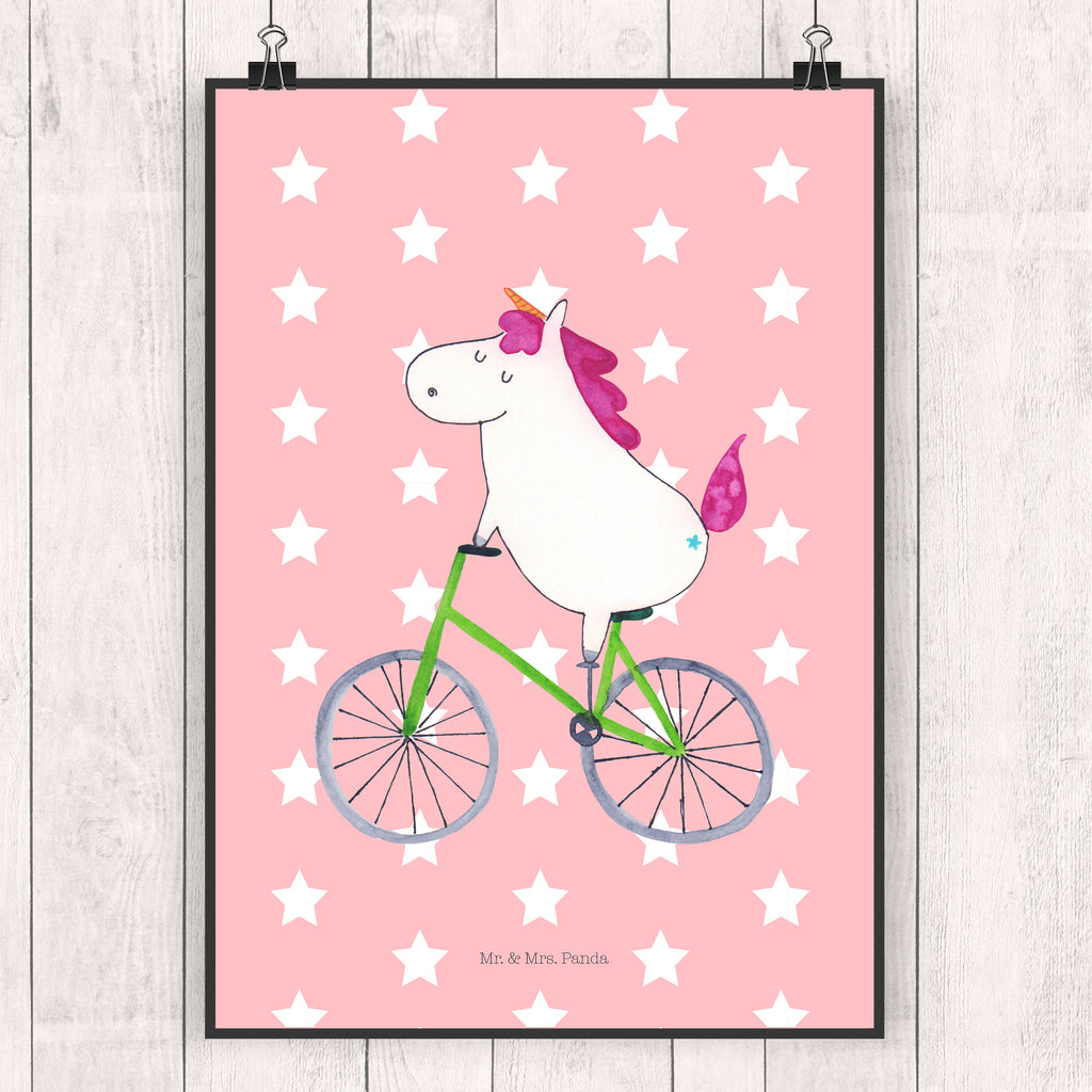 Poster Einhorn Radfahrer Poster, Wandposter, Bild, Wanddeko, Küchenposter, Kinderposter, Wanddeko Bild, Raumdekoration, Wanddekoration, Handgemaltes Poster, Mr. & Mrs. Panda Poster, Designposter, Kunstdruck, Posterdruck, Einhorn, Einhörner, Einhorn Deko, Unicorn, Radfahren, Radfahrer, Rad, Bike, Feenstaub, Konfetti, Luxusproblem, Kummer, Liebeskummer